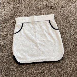White skirt